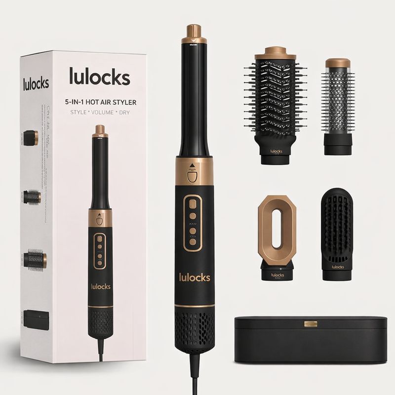 Lulocks AirSalon Pro – 5‑in‑1 Airstyler